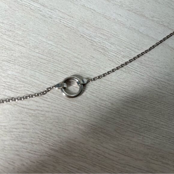 Celine silver knot necklace - preowned - Picture 4 of 6